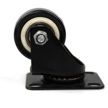 1.5 inch medium plate swivel  TPU casters